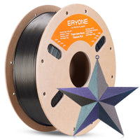 PLA Burnt Titanium Triple Filament - 1.75mm±0.03mm (1kg) - Purple Blue & Gold & Green