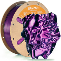 PLA High Speed Dual-Color Silk Filament - 1.75mm±0.03mm (1kg) - High Speed-Purple&Black