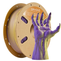 (Pre-sale) PLA Matte Dual-Color Filament - 1.75mm±0.03mm (1kg) - Yellow&Purple