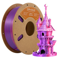 (Pre-Sale)PLA New Product Color Collection Filament,1kg，(MOQ:10 Rolls,Mixable) - Dual Color Silk-Purple&Orange-1kg