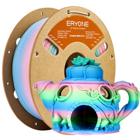 PLA  Matte Dual-Color Filament - 1.75mm±0.03mm (1kg) - Gradient - Pink & Green & Blue