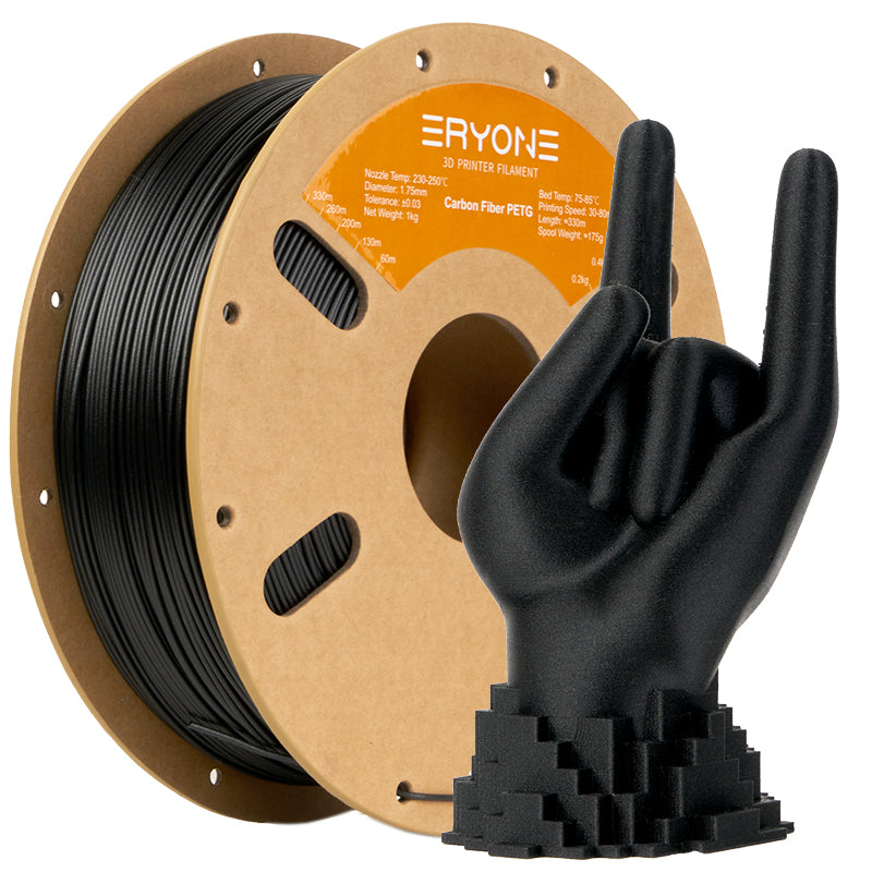 ERYONE PETG Filament, 1.75mm ±0.03mm Filament pour imprimante 3D, 1KG(2.2LBS)/ Bobine