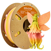 (Pre-Sale)PLA New Product Color Collection Filament,1kg，(MOQ:10 Rolls,Mixable) - MATTE-Gradient - Pink & Yellow Green