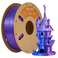 PLA  Silk Dual-Color Filament - 1.75mm±0.03mm (1kg) - Blue & Purple