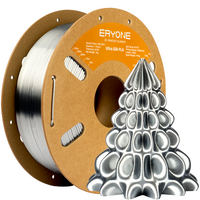 PLA Ultra Silk Filament - 1.75mm±0.03mm (1kg) - Silver