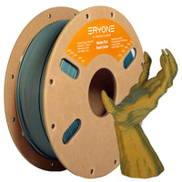 PLA  Matte Dual-Color Filament - 1.75mm±0.03mm (1kg) - Dusty Blue & Mustard Yellow