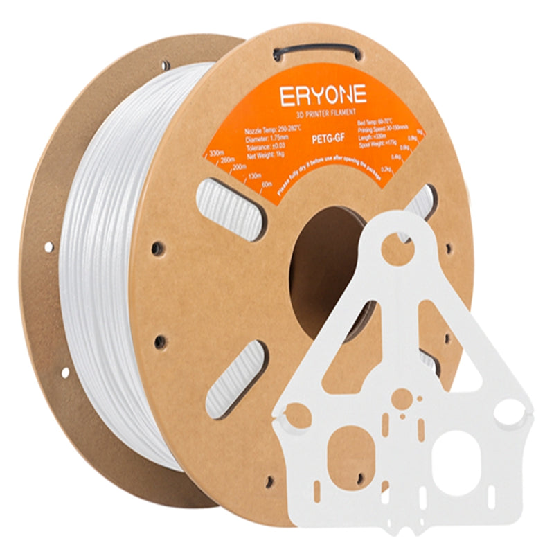 ERYONE PETG Fiberglass Filament, 1.75mm ±0.03mm Filament for 3D Printer, 1KG(2.2LBS)/ Spool