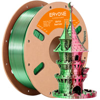(Pre-sale) PLA All Series Filament - 1.75mm±0.03mm (1kg)  (MOQ:20 Rolls,Mixable) - Silk Dual-Color-Red&Green
