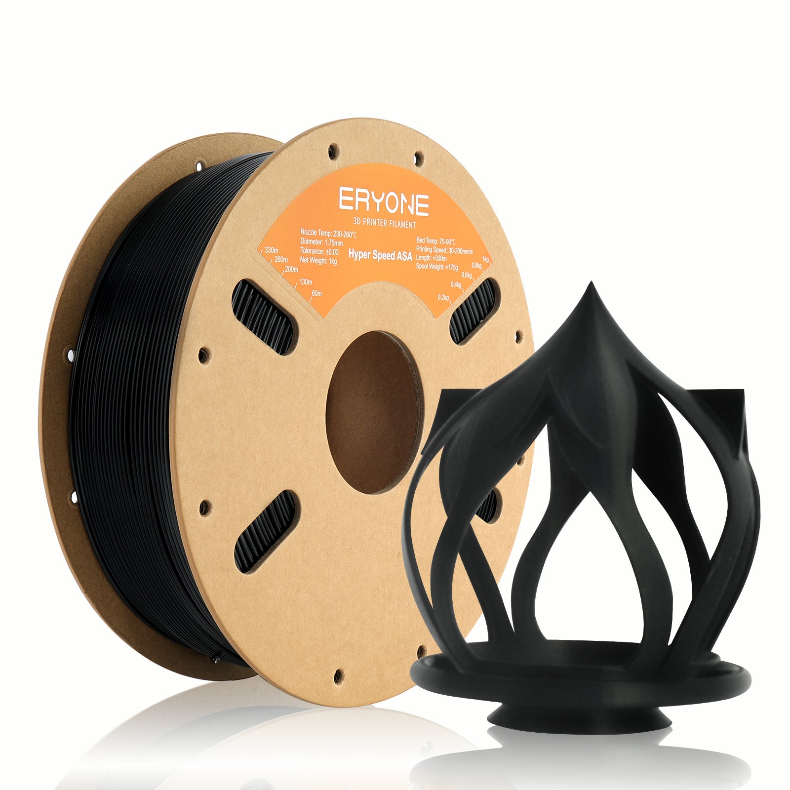 ERYONE ASA 3D Printer Filament 1.75mm, Dimensional Accuracy +/- 0.05 mm 1kg (2.2LBS)/Spool