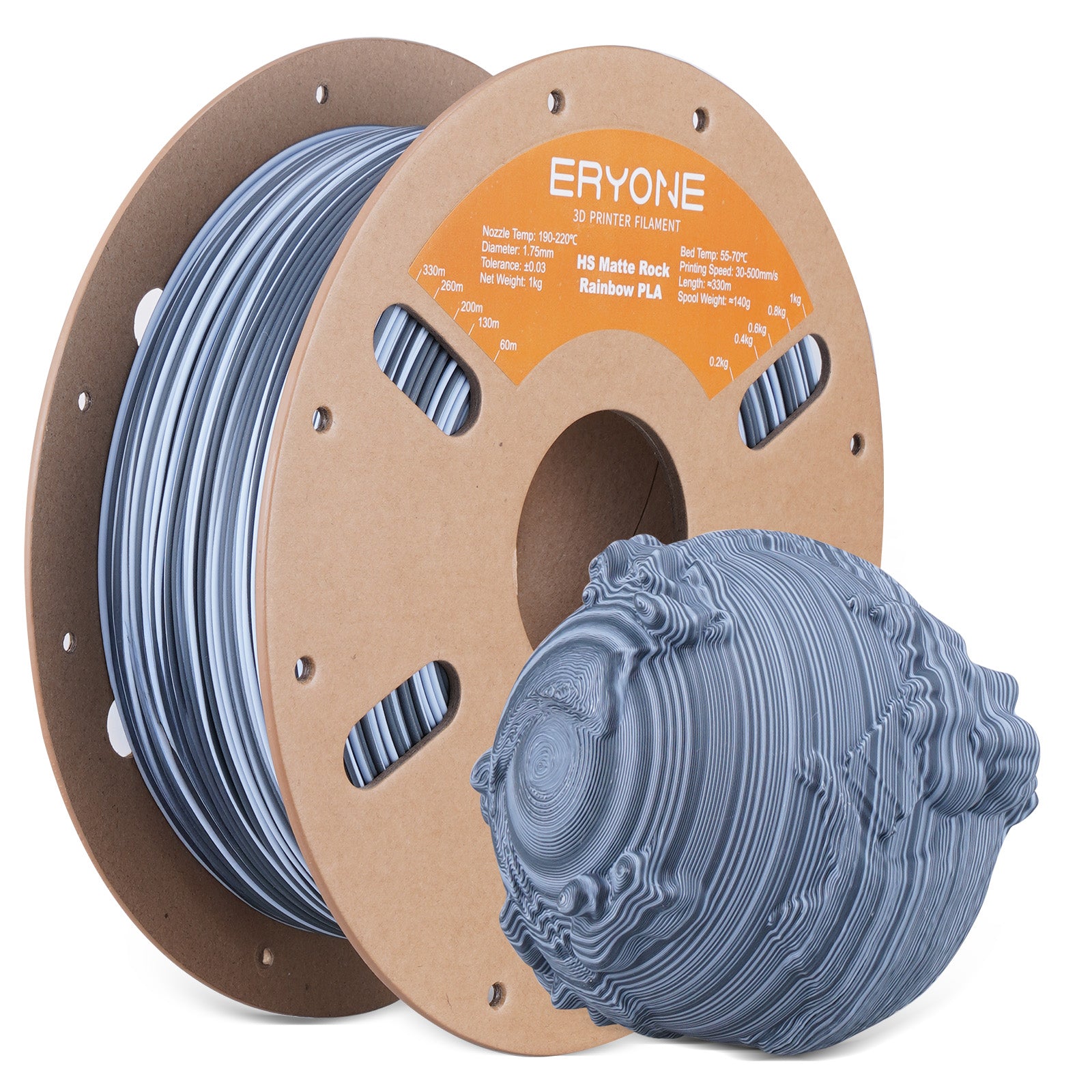 ERYONE High Speed Matte PLA Filament, 1.75mm Filament for 3D Printer, 1KG(2.2LBS)/ Spool,