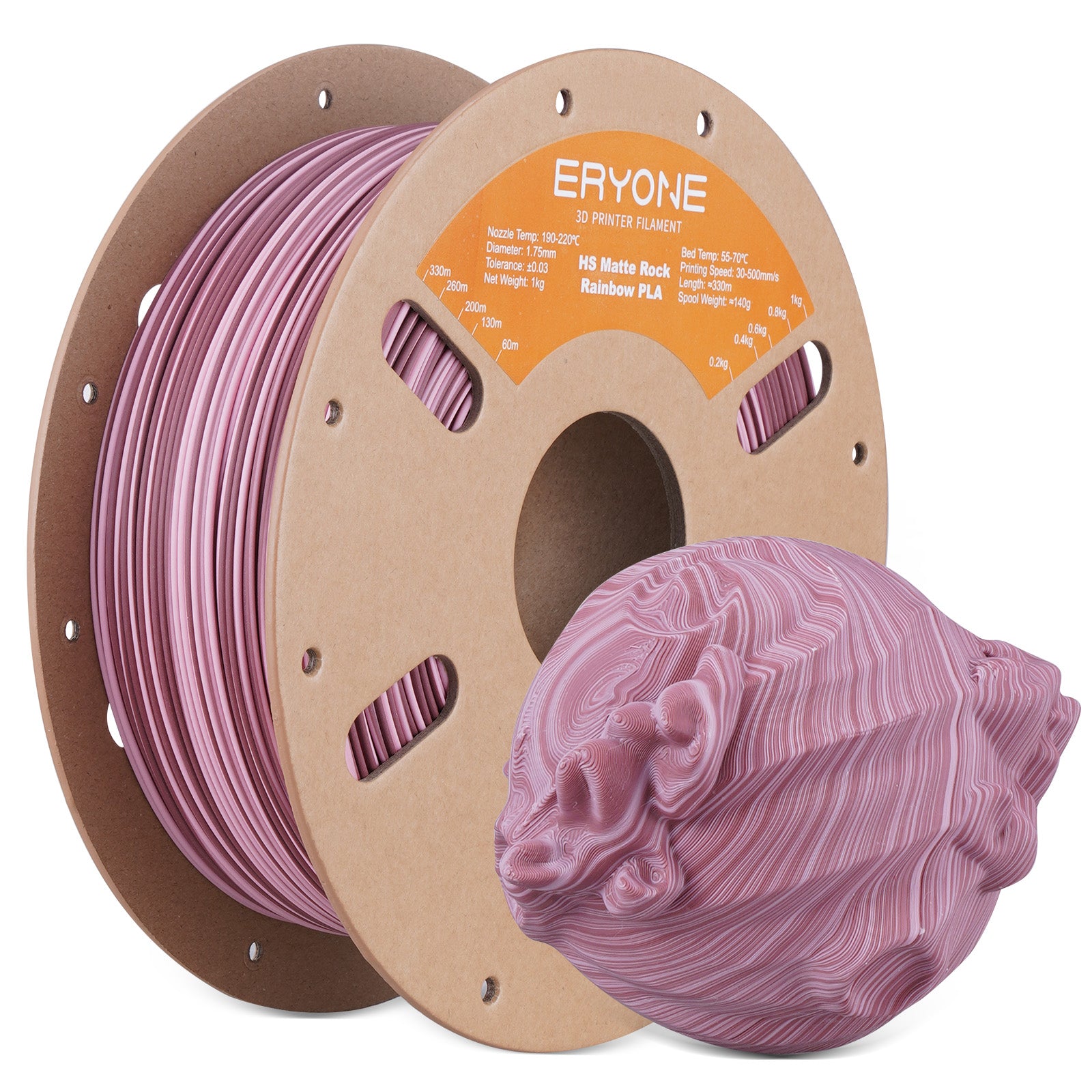 ERYONE High Speed Matte PLA Filament, 1.75mm Filament for 3D Printer, 1KG(2.2LBS)/ Spool,