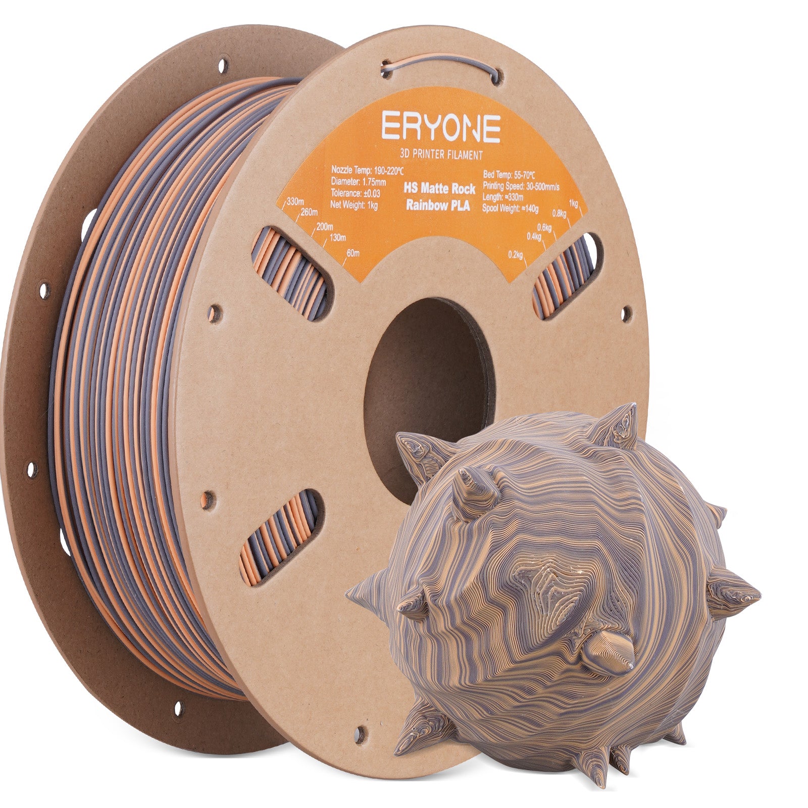 ERYONE High Speed Matte PLA Filament, 1.75mm Filament for 3D Printer, 1KG(2.2LBS)/ Spool,