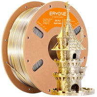 (Pre-sale) PLA All Series Filament - 1.75mm±0.03mm (1kg)  (MOQ:20 Rolls,Mixable) - Silk Dual-Color-Gold&Silver