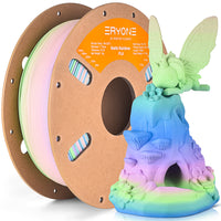 PLA Matte Filament - 1.75mm±0.03mm (1kg) - Rainbow Watercolor five colors