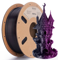 PLA  Silk Dual-Color Filament - 1.75mm±0.03mm (1kg) - Black & Rose