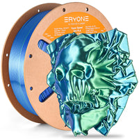 PLA High Speed Dual-Color Silk Filament - 1.75mm±0.03mm (1kg) - High Speed-Blue&Green