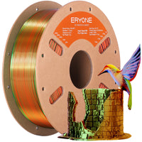 PLA High Speed Triple-Color Silk Filament - 1.75mm±0.03mm (1kg) - High Speed-Orange&Blue&Green