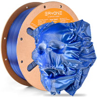 PLA High Speed Dual-Color Silk Filament - 1.75mm±0.03mm (1kg) - High Speed-Midnight Blue&Silver
