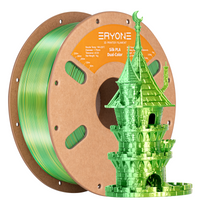 (Pre-sale) PLA All Series Filament - 1.75mm±0.03mm (1kg)  (MOQ:20 Rolls,Mixable) - Silk Dual-Color-Yellow&Green