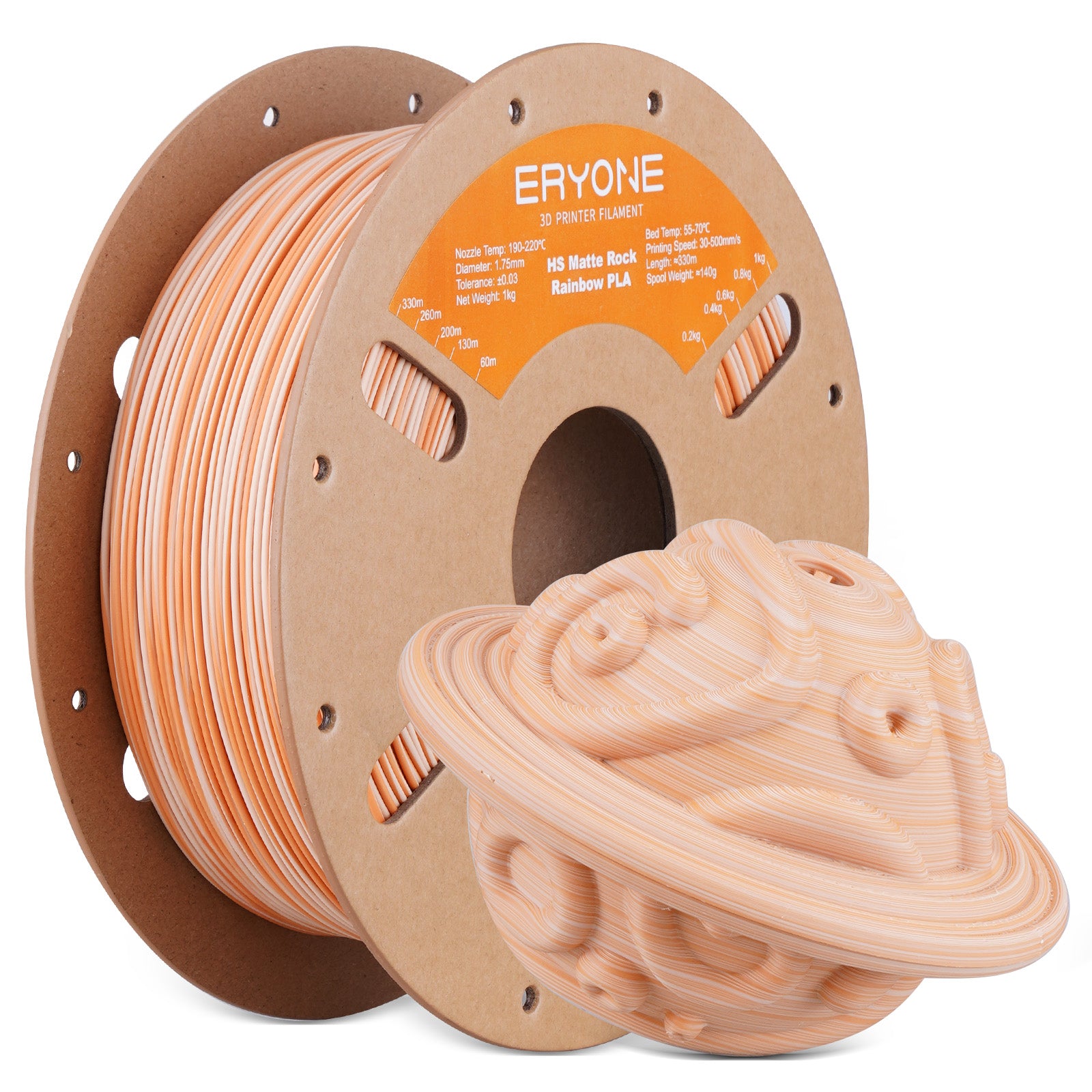 ERYONE High Speed Matte PLA Filament, 1.75mm Filament for 3D Printer, 1KG(2.2LBS)/ Spool,