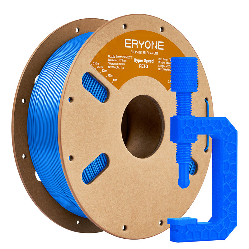 ERYONE PETG Filament, 1.75mm ±0.03mm Filament pour imprimante 3D, 1KG(2.2LBS)/ Bobine