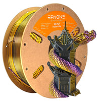 (Pre-sale) PLA All Series Filament - 1.75mm±0.03mm (1kg)  (MOQ:20 Rolls,Mixable) - Triple-Color Silk-Black&Gold&Purple