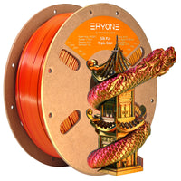 (Pre-sale) PLA All Series Filament - 1.75mm±0.03mm (1kg)  (MOQ:20 Rolls,Mixable) - Triple-Color Silk-Black & Red & Gold