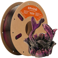 PLA Burnt Titanium Filament - 1.75mm±0.03mm (1kg) - Constellation (Rose Red & Flash Black)