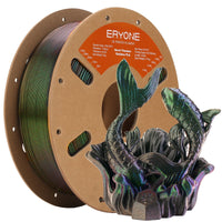 (Pre-Sale)PLA New Product Color Collection Filament,1kg，(MOQ:10 Rolls,Mixable) - Wormhole (Green & Flashing Black)