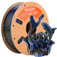 PLA Burnt Titanium Filament - 1.75mm±0.03mm (1kg) - Interstellar (Blue & Flash Black)