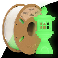 PLA Glow Green in The Dark Filament - 1.75mm±0.03mm (1kg) - Green