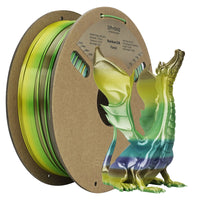 PLA Silk Rainbow Filament - 1.75mm±0.03mm (1kg) - Forest