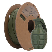 (Pre-sale) PLA All Series Filament - 1.75mm±0.03mm (1kg)  (MOQ:20 Rolls,Mixable) - Matte-ARMY GREEN