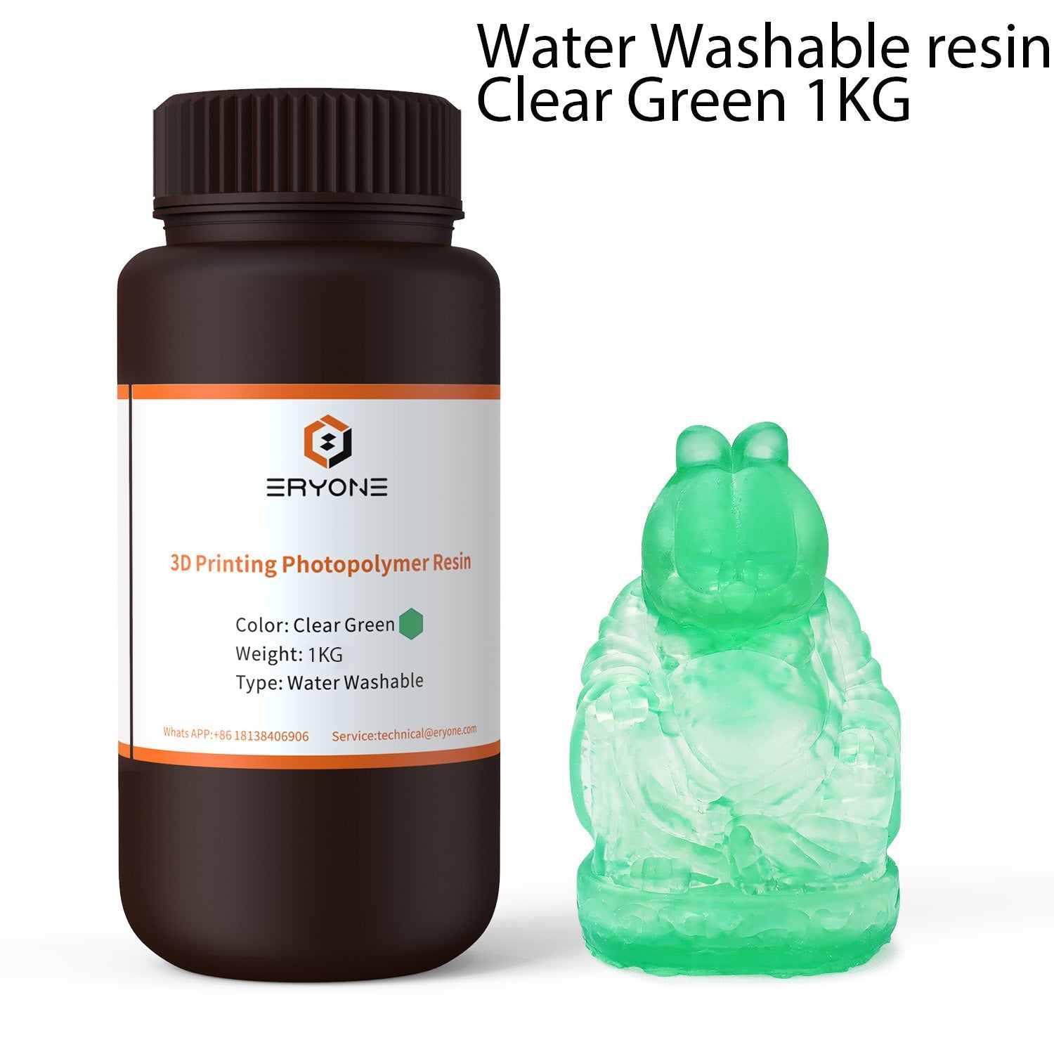 ERYONE Water Washable 3D Printer Resin 1KG